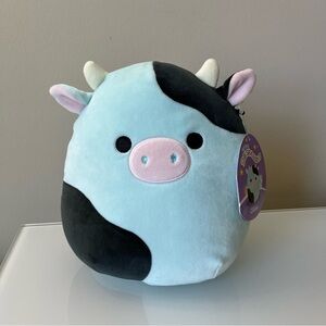 NWT Squishmallows Easter - Cillian Blue Cow 8” Squishmallow